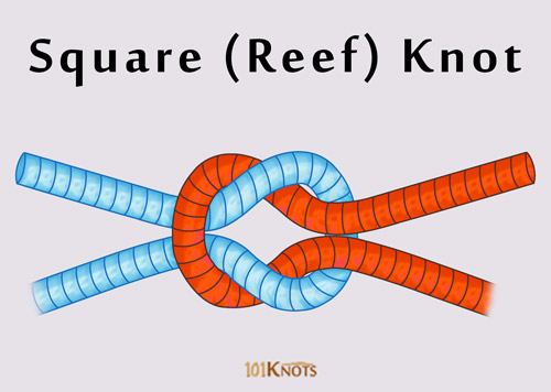 image displaying square knot 